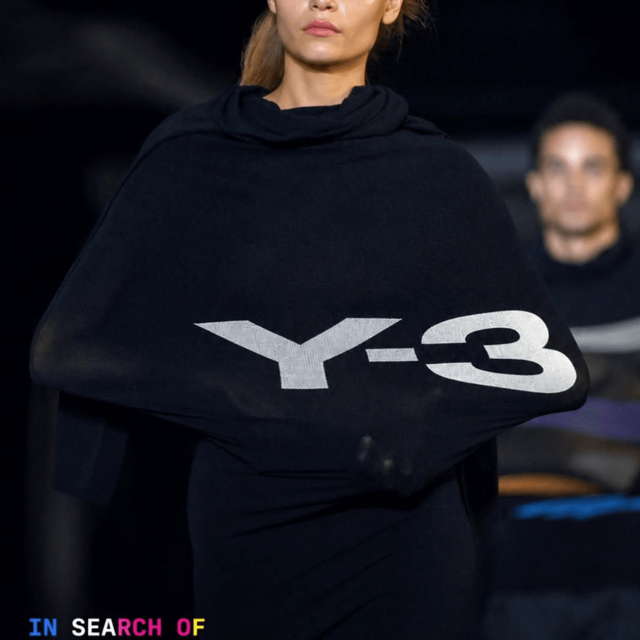 ISO campaign frame: Y-3 Yohji Yamamoto knit sweater.